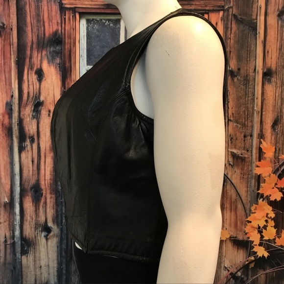 Wilsons Leather Cropped Vest - Picture 3 of 7